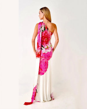 Paris Rose Affair Silk Dress