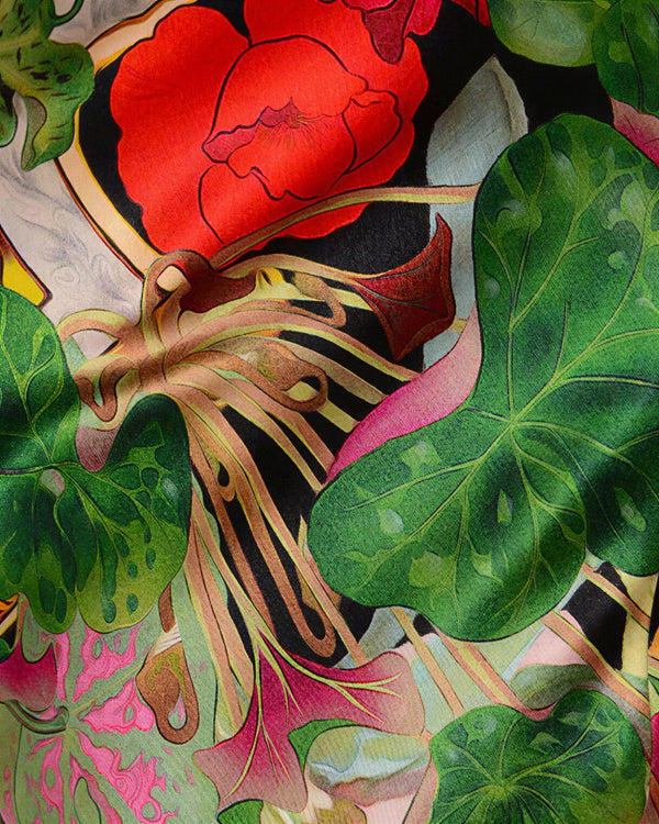 Paris Noir Soir Silk Dress