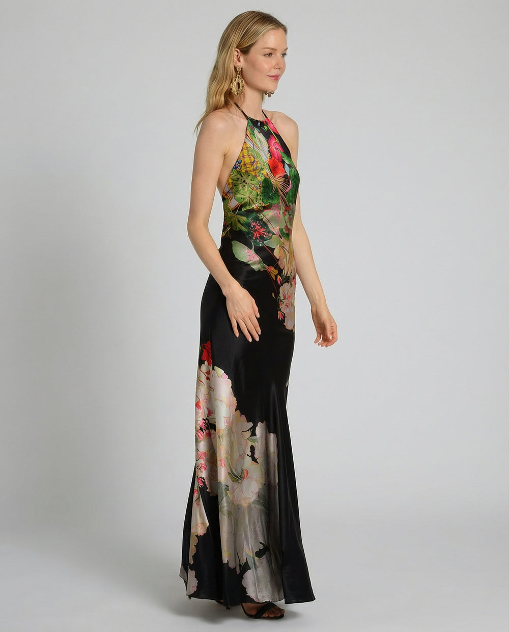 Paris Noir Soir Silk Dress