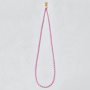 Dopamine Cord Necklace Hot Pink