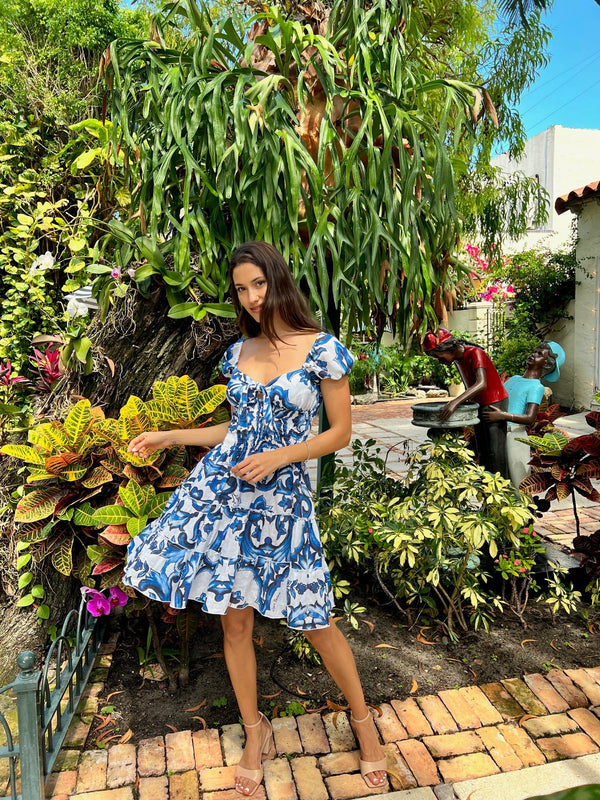 Positano Fresella Short Dress by Marina St Barth from Marina St Barth