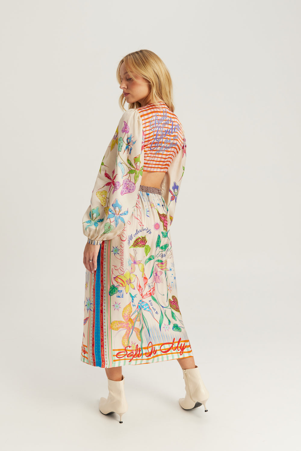 Vanessa Midi Skirt Paradiso by Me 369 from Marina St Barth