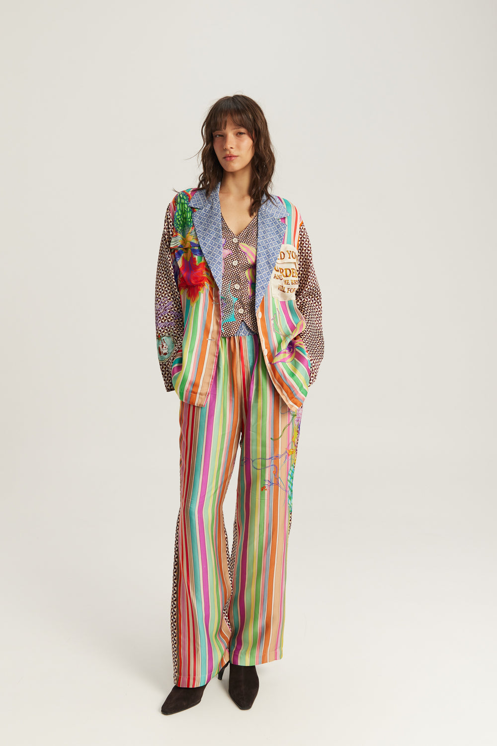 Audrey Printed Collar Jacket Paradiso