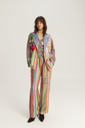 Audrey Printed Collar Jacket Paradiso