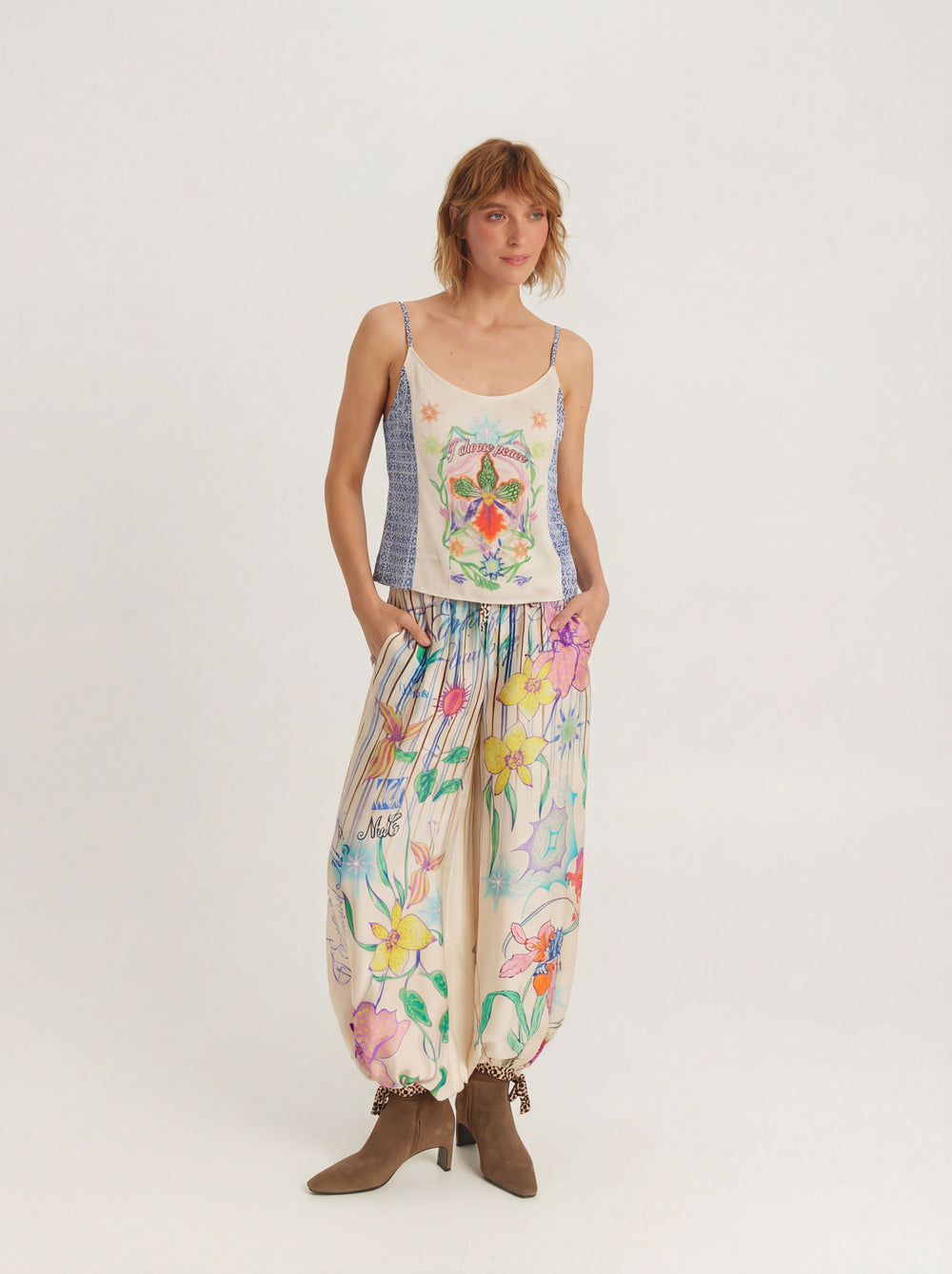 Adline Corset Tank Top Paradiso