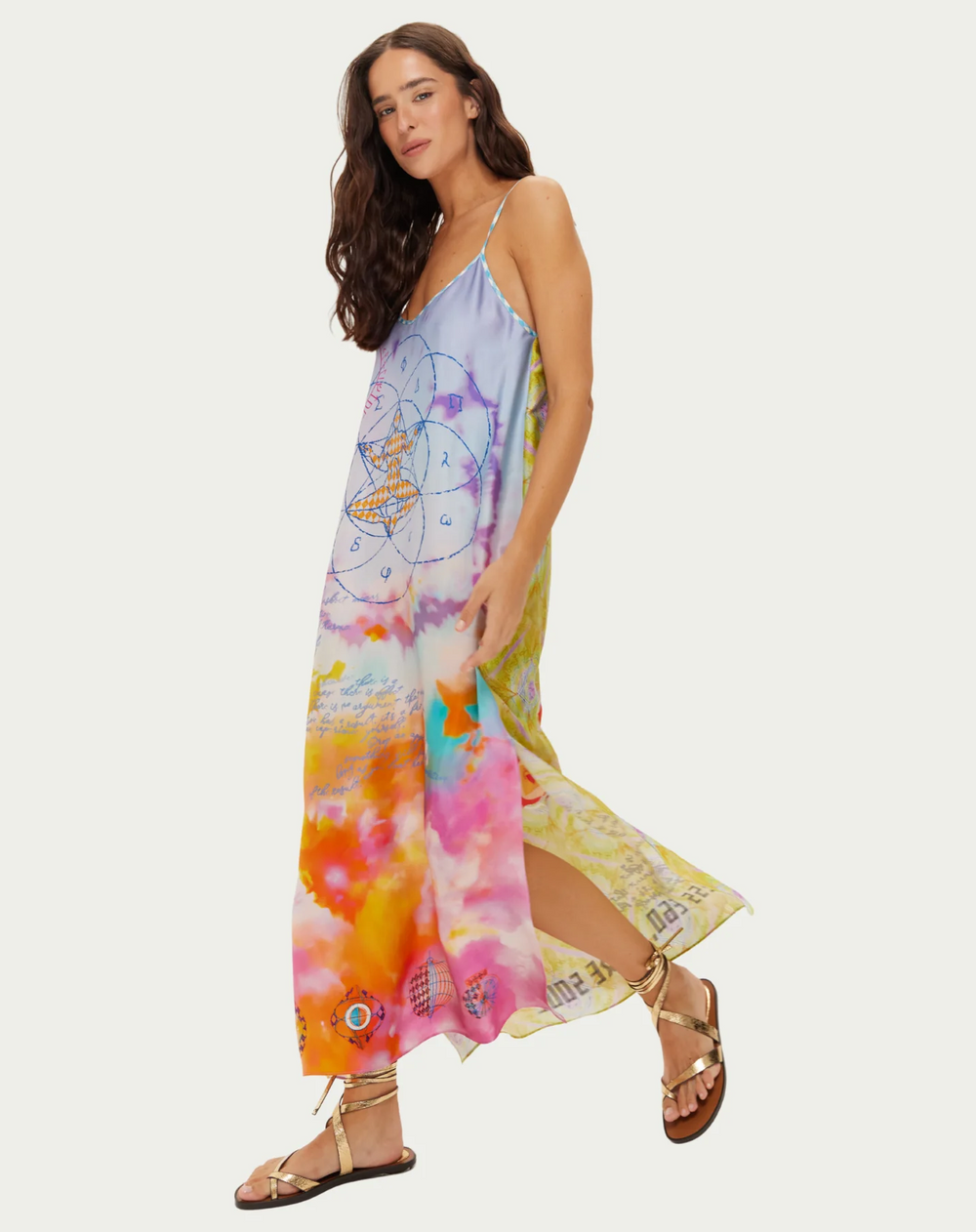 Olivia Runic Whisper Camisole Dress