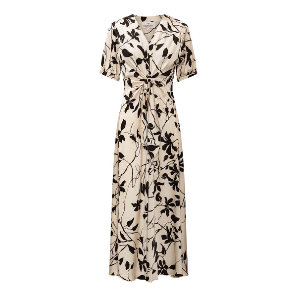 Faye Dress Mono Floral