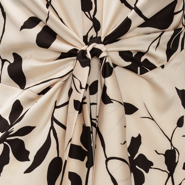 Faye Dress Mono Floral