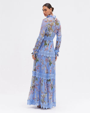 PatBo Delicata Flutter Maxi Dress