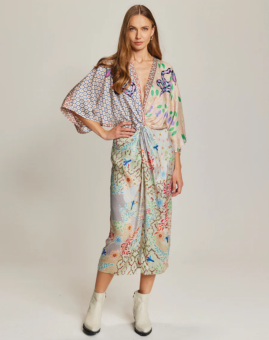 ME369 Camila Shipibo Twisted Dress