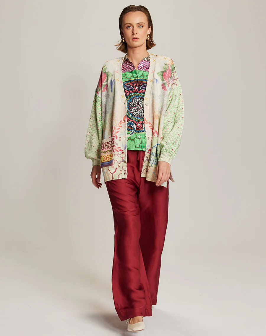 ME369 Liv Shipibo Printed Cardigan