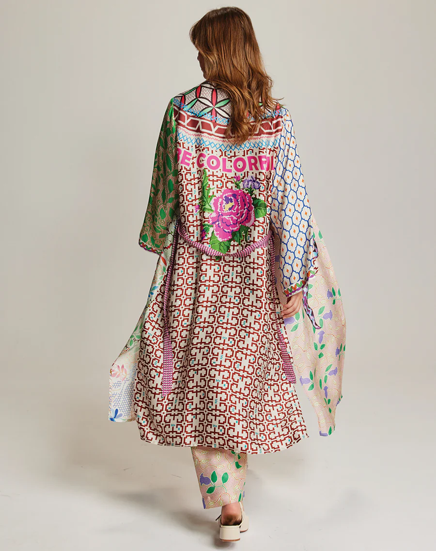 Nova Shipibo Kimono Dress M Nova Shipibo Kimono Dress M