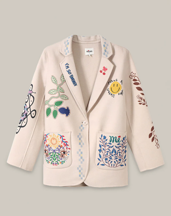 ME369 Juliana Shipibo Wool Jacket by Me 369 from Marina St Barth