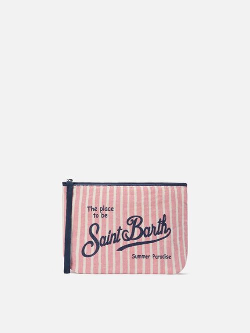 Aline Linen Pouch by MC2 ST BARTH from Marina St Barth