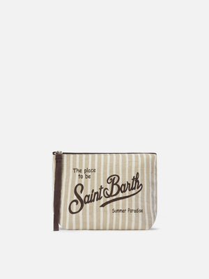 Aline Linen Pouch by MC2 ST BARTH from Marina St Barth