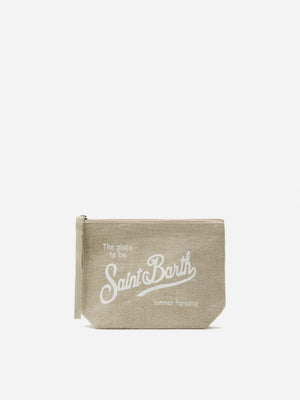 Aline Linen Pouch by MC2 ST BARTH from Marina St Barth
