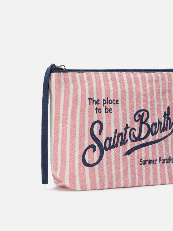 Aline Linen Pouch by MC2 ST BARTH from Marina St Barth
