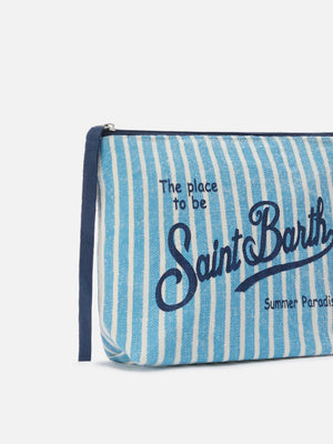 Aline Linen Pouch by MC2 ST BARTH from Marina St Barth