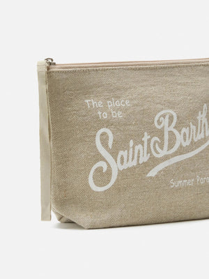 Aline Linen Pouch by MC2 ST BARTH from Marina St Barth