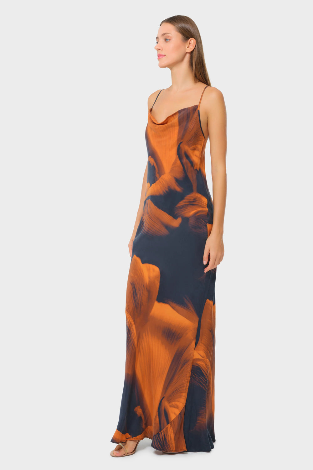 Niluu Loren Calypso Scarlet Slip Dress