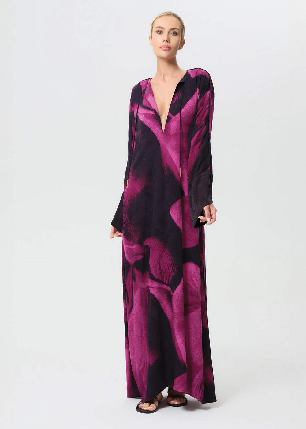 Niluu Sophia Calypso Noor Kaftan Dress
