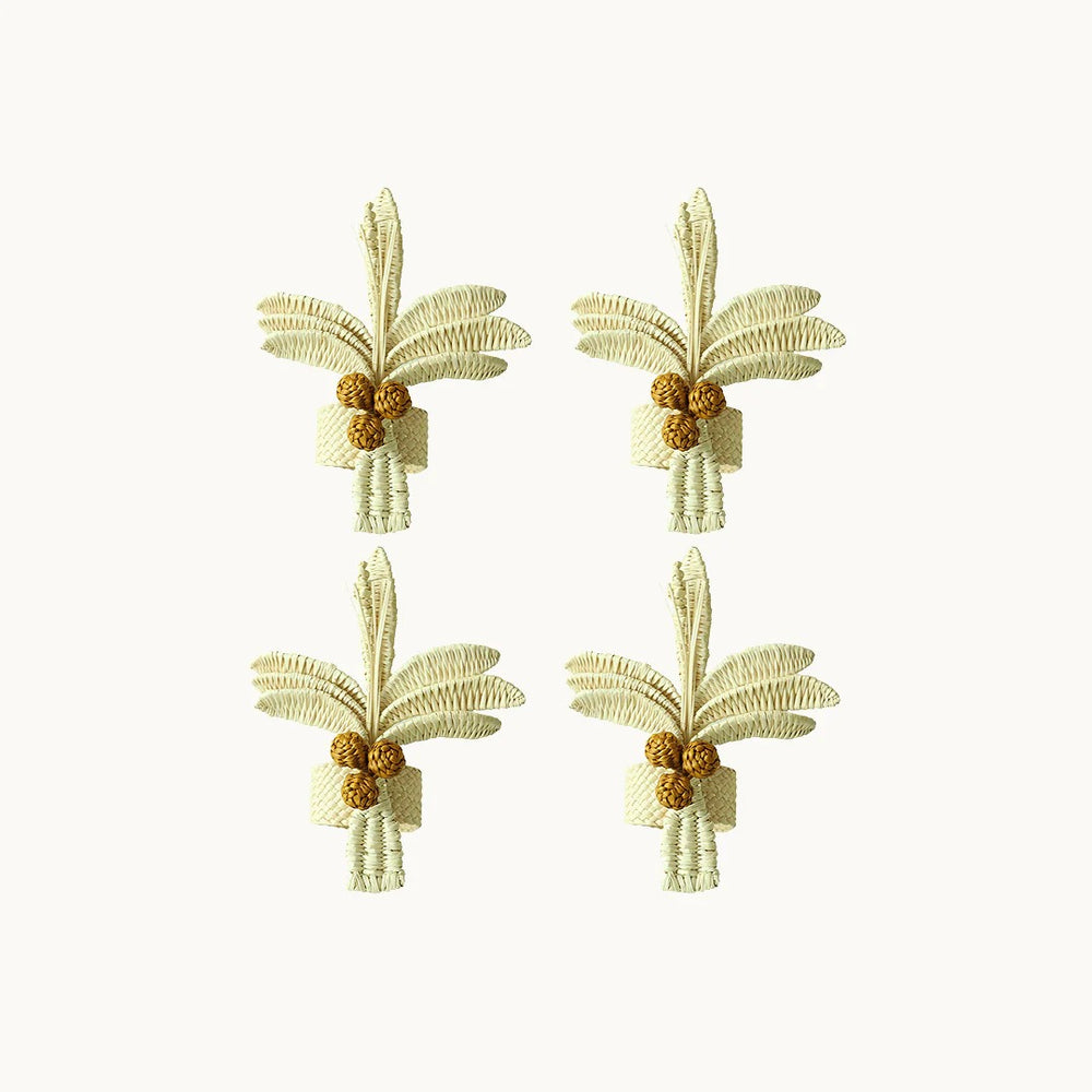 Palm Napkin Ring (Set of 4)