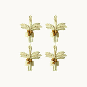 Palm Napkin Ring (Set of 4)