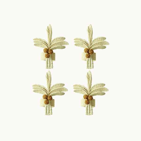Palm Napkin Ring (Set of 4)