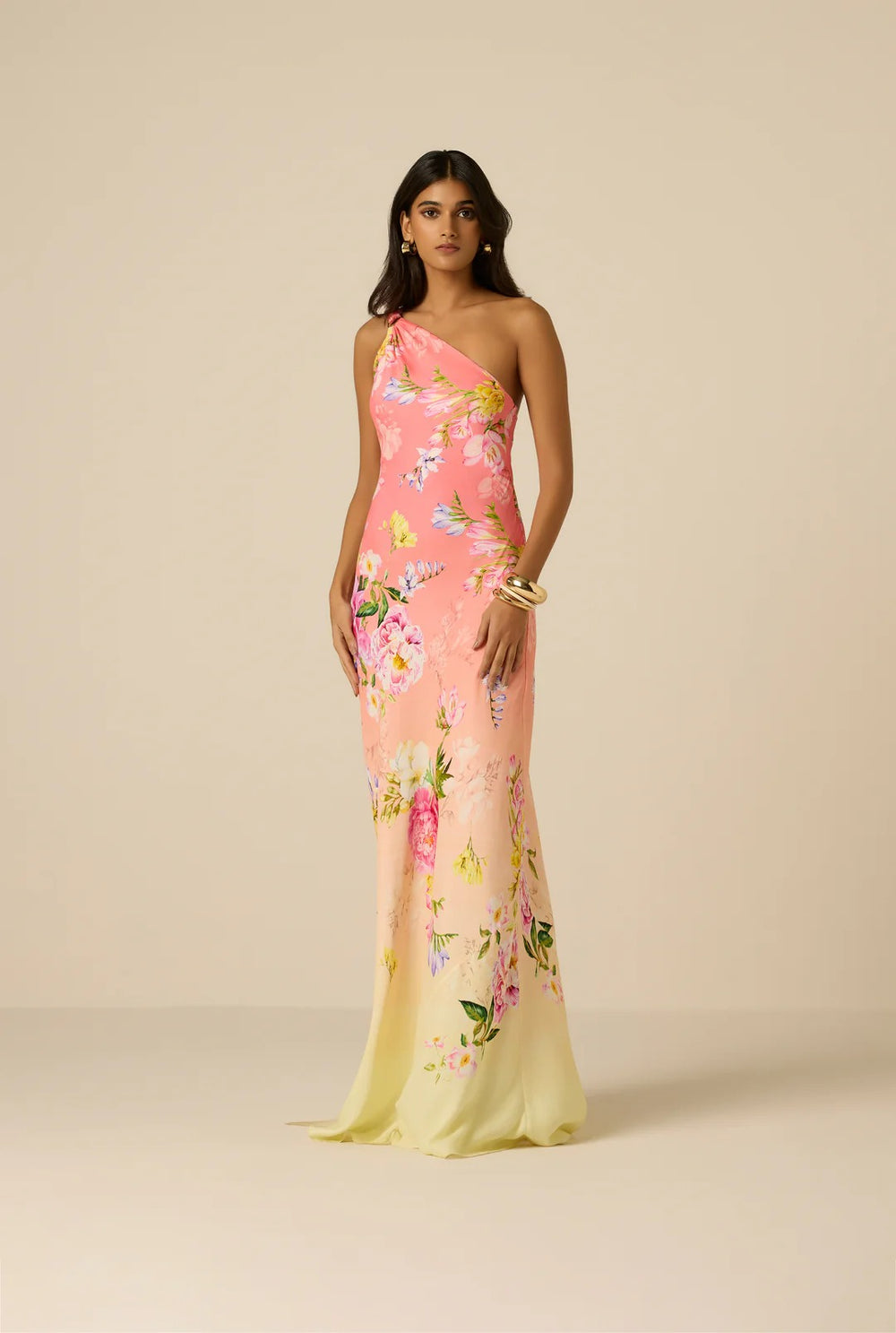 Avya One Shoulder Sash Dress
