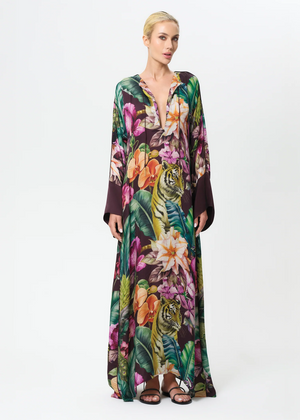 Niluu Farrah Calypso Noor Kaftan Dress