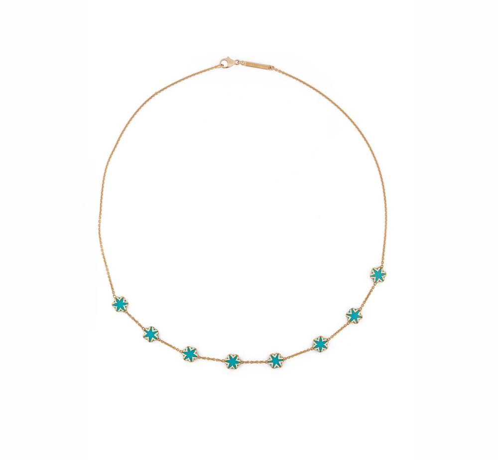 Skaska Starbust Turquoise Necklace
