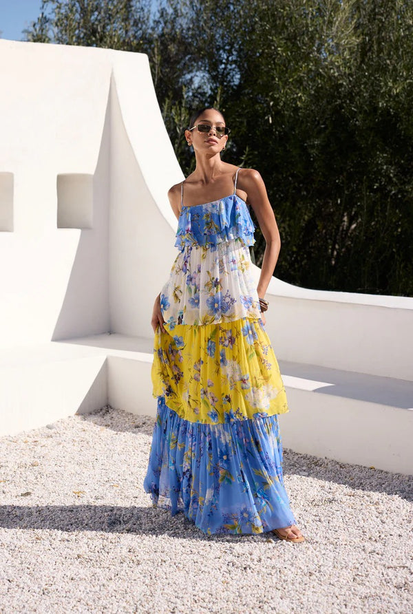 Ayka Tiered Maxi Dress