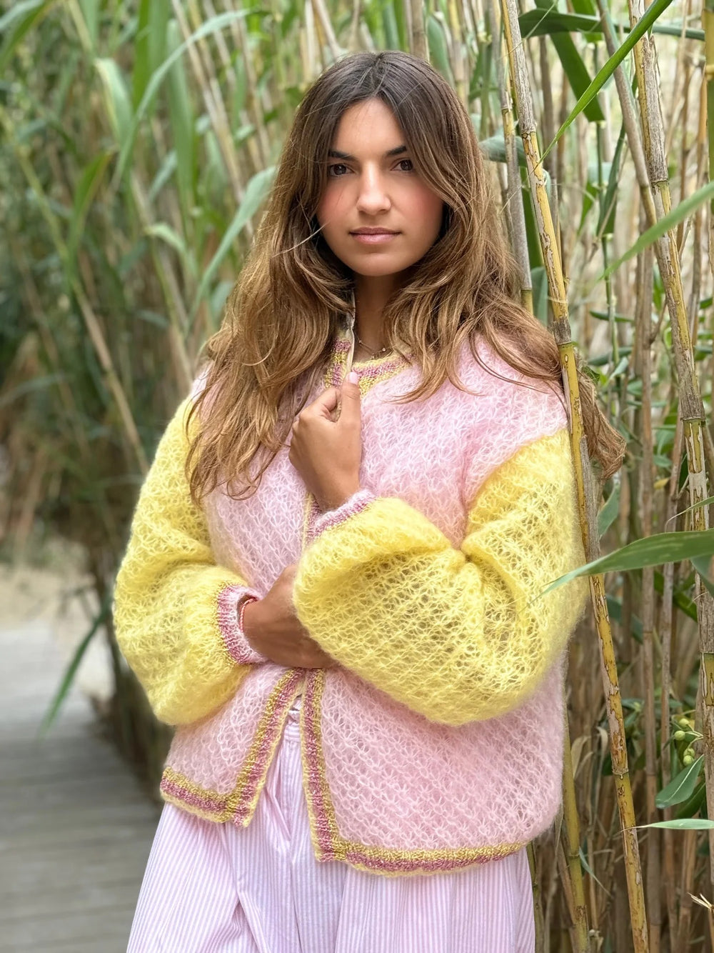 Little Jacket Jour Yellow Pink