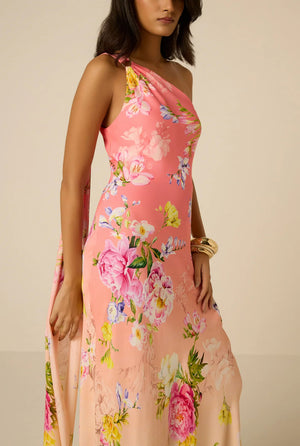Avya One Shoulder Sash Dress by Hemant & Nandita from Marina St Barth