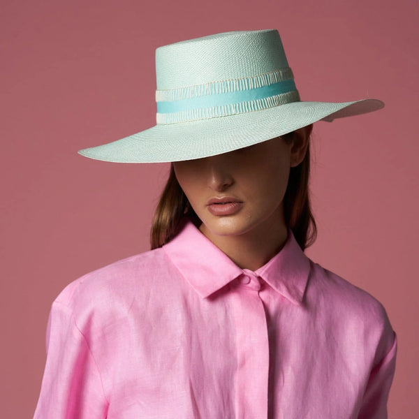 Ecuador Mia Wide Brim Adriatique Mist