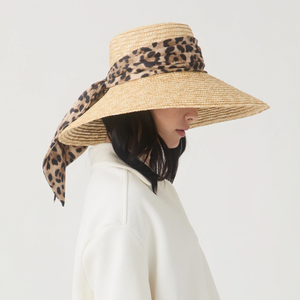 Eugenia Kim Mirabel Sun Hat Leopard