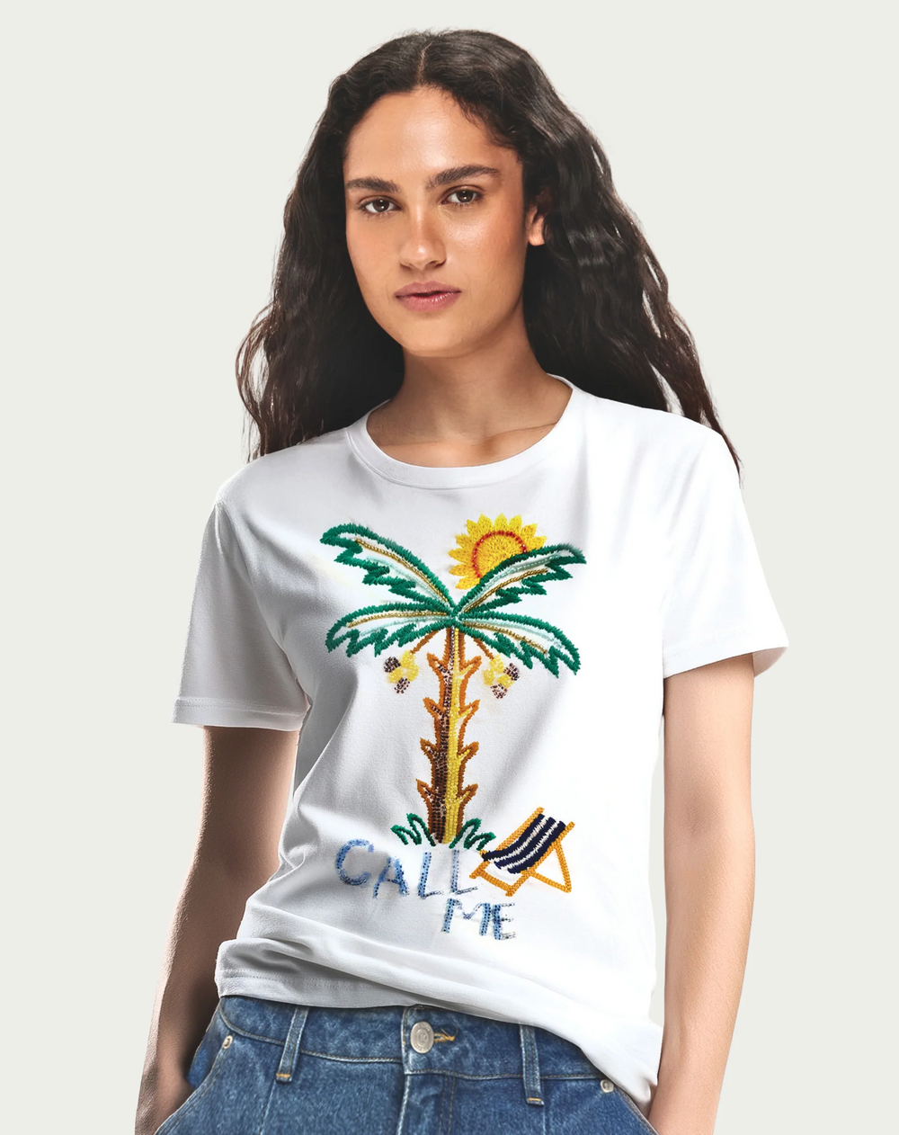 Sia Palm Tree Tee Shirt