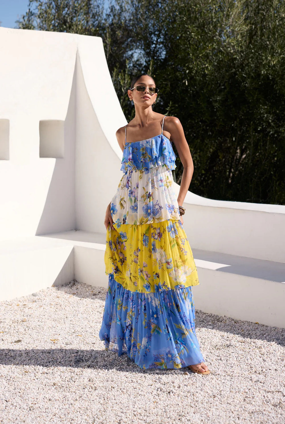 Ayka Tiered Maxi Dress
