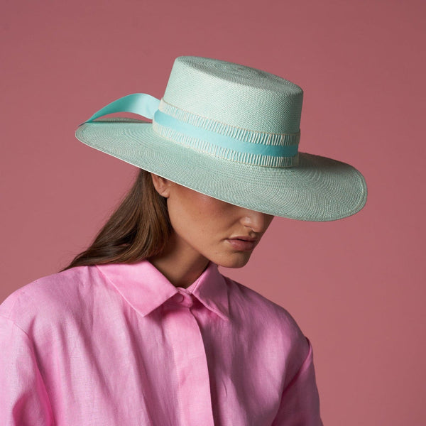 Ecuador Mia Wide Brim Adriatique Mist