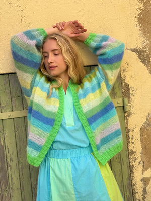 Little Jacket Multi Stripes Blue