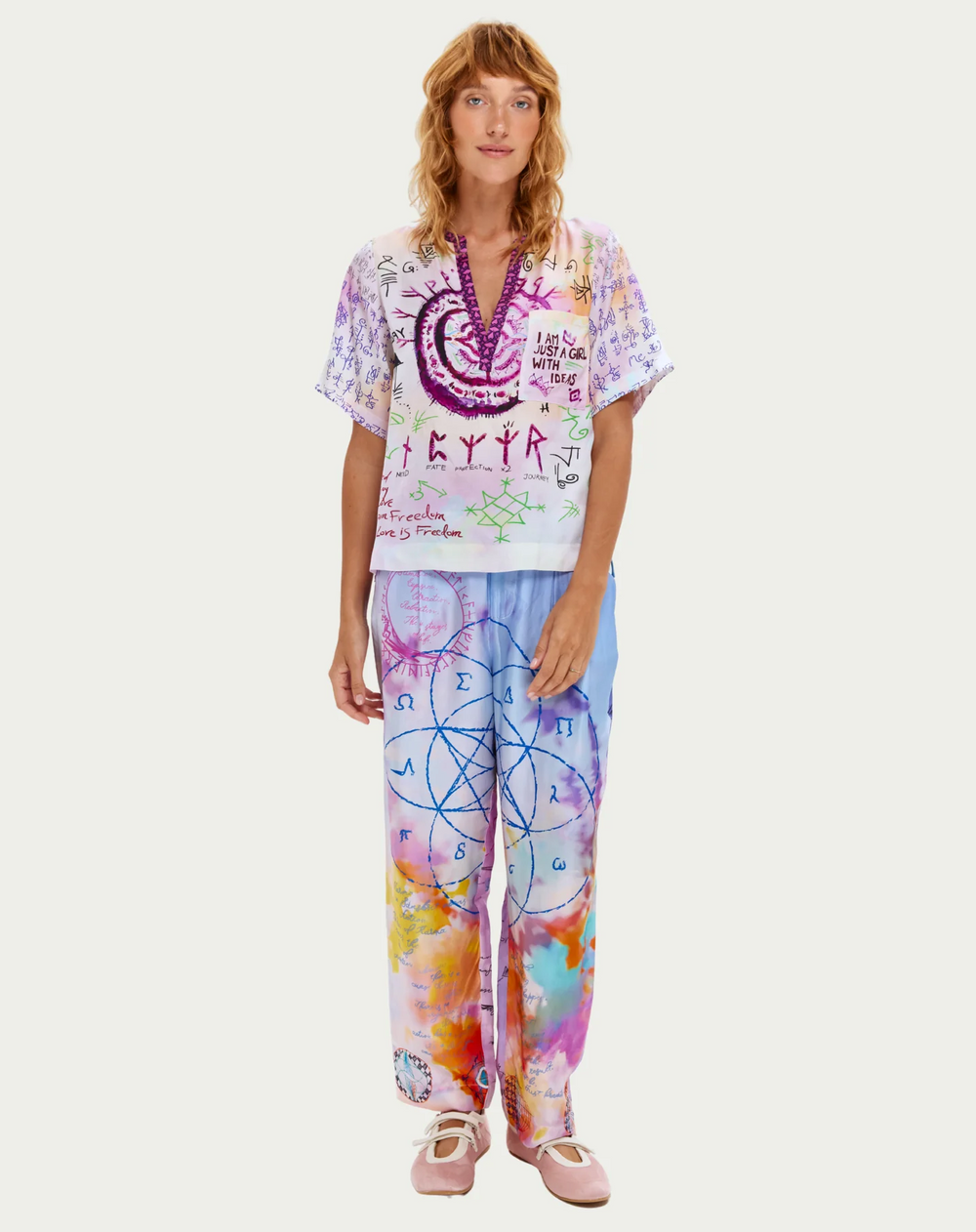 Lydia Runic Whisper Trouser