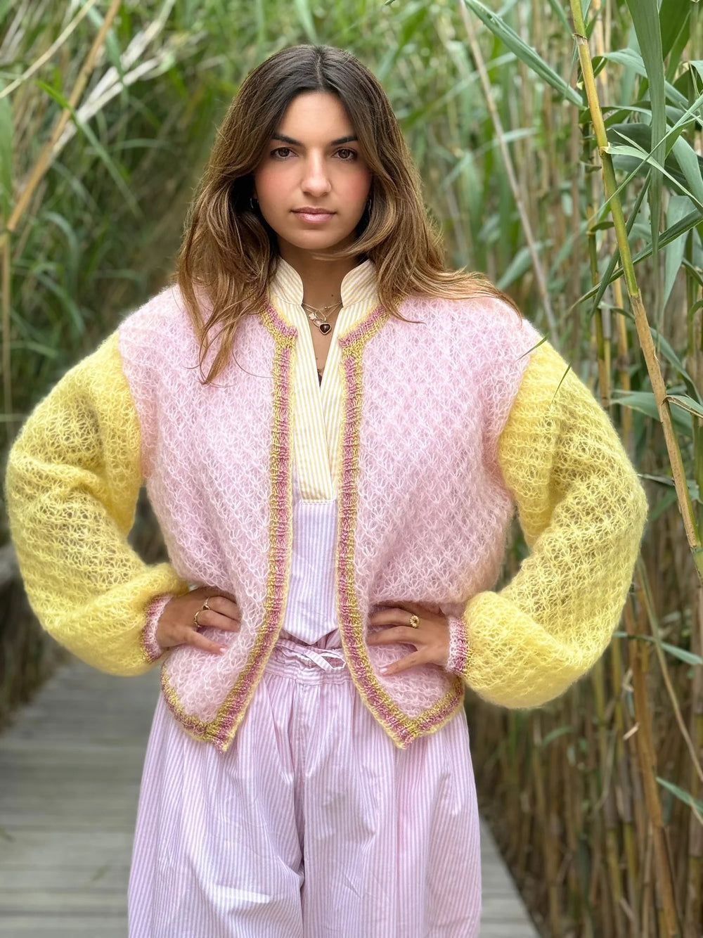 Little Jacket Jour Yellow Pink