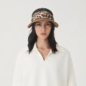 Eugenia Kim Ricky Visor Leopard