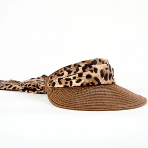 Eugenia Kim Ricky Visor Leopard