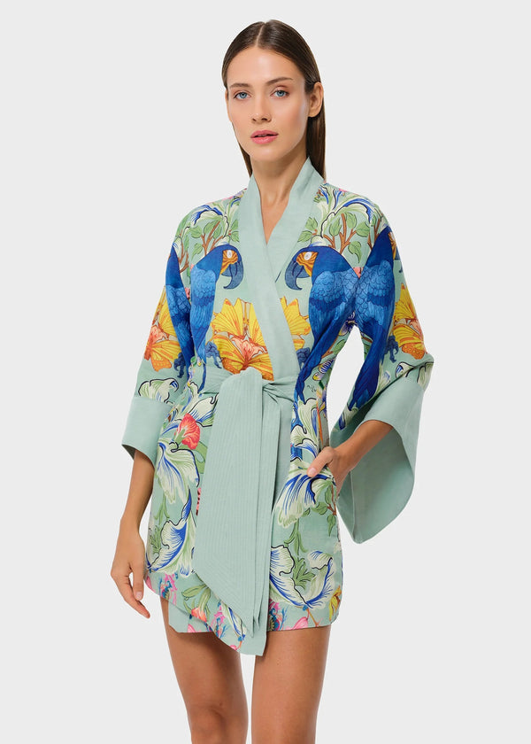 Carmen Amara Mini Kimono Dress
