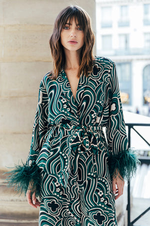 Diane Jacket Green Cosmic