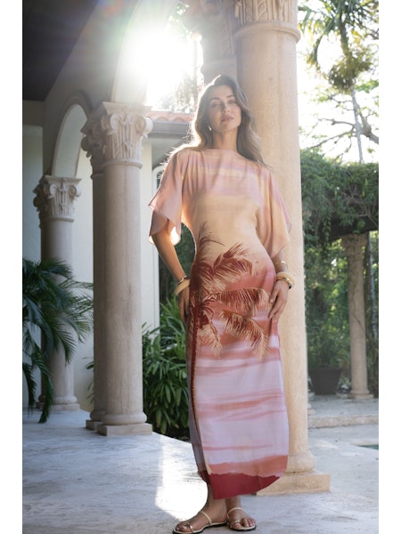 Asma Boat Neck Dress