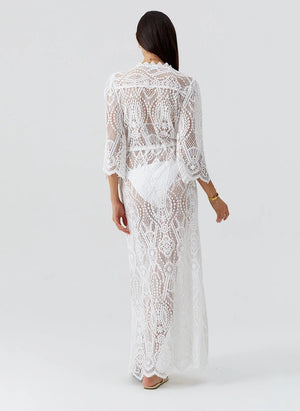 Nellie Long Lace Kaftan