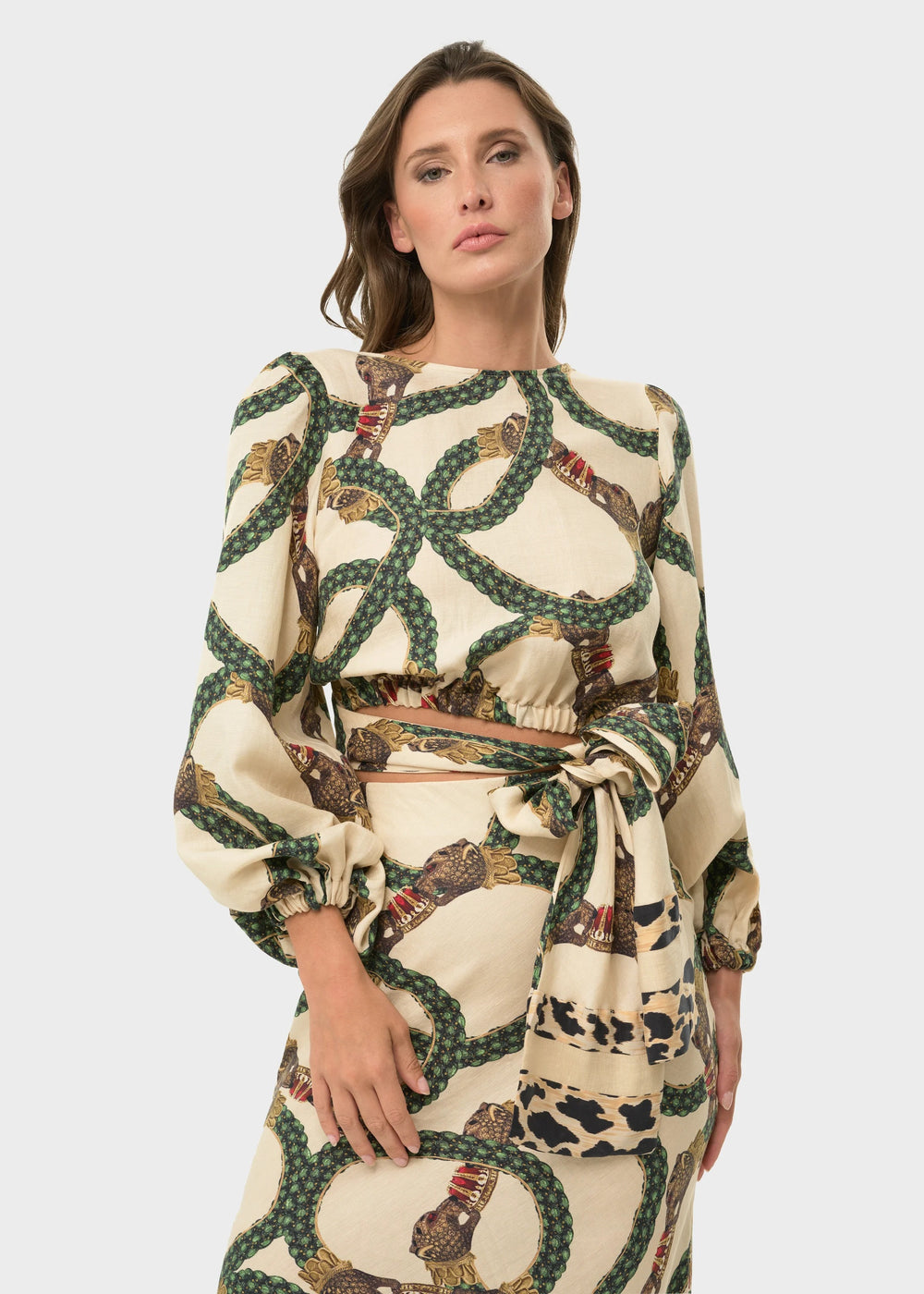 Celine Maia Wrap Top