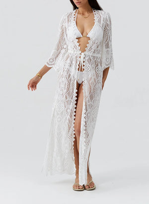 Nellie Long Lace Kaftan